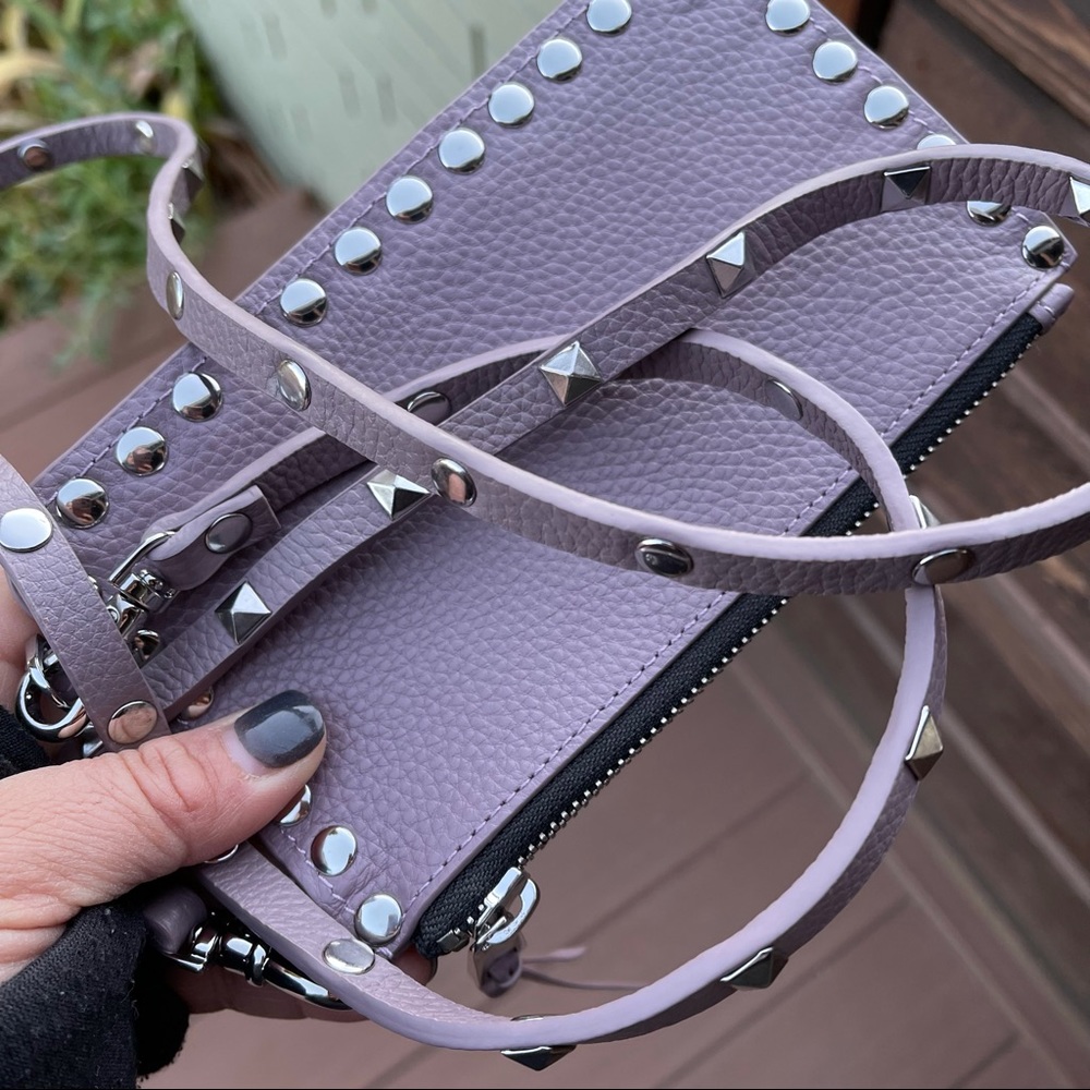Bandolier Iris Silver stud bag and strap